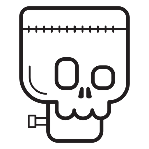 Frankenstein avatar line icon