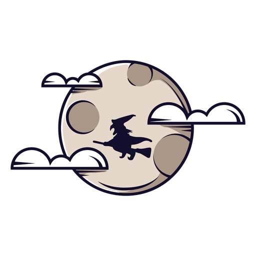 Dibujos Animados Icono De Nubes De Luna Llena Descargar Png Svg Transparente