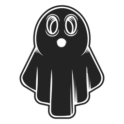 Desenho de fantasma de halloween