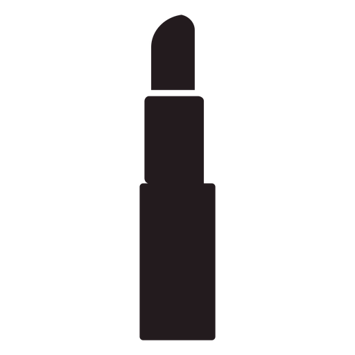 Lippenstift schwarz PNG-Design