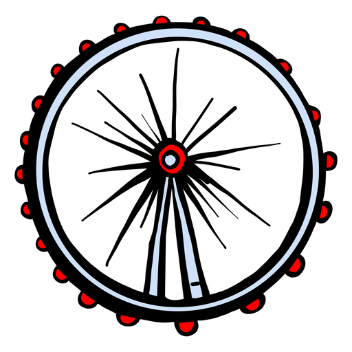 London eye ferris wheel silhouette uk elements PNG Design
