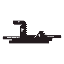 Nessie loch ness monstro preto Desenho PNG