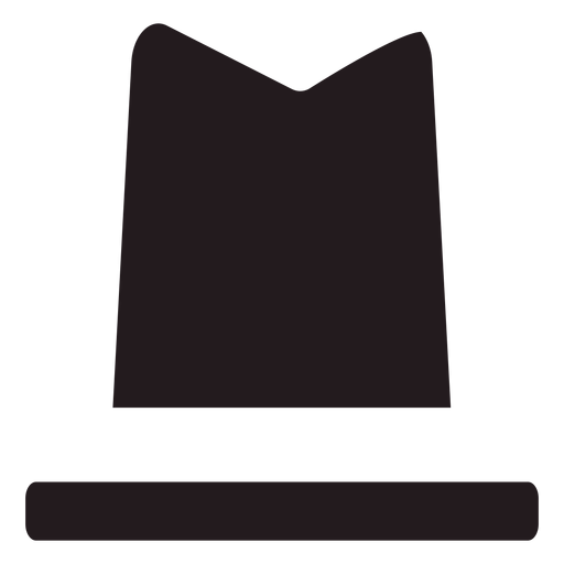 Sombrero de peregrino negro Diseño PNG