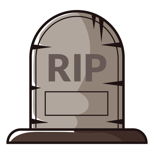 Tombstone Rip Retro PNG & SVG Design For T-Shirts