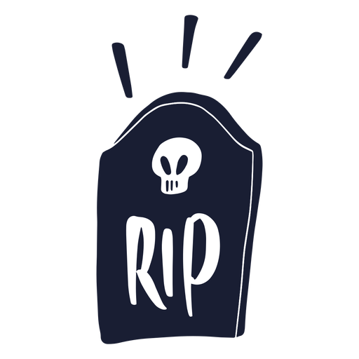 Rip l?pide silhueta l?pide Desenho PNG