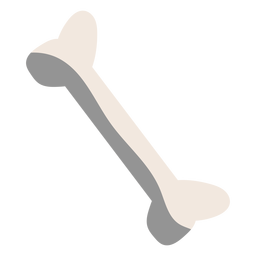 Ilustração plana de osso de esqueleto Desenho PNG