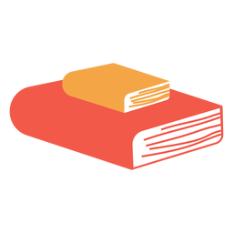 Libro pequeño y grande Diseño PNG