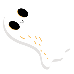 Ilustración de fantasma sonriente Diseño PNG