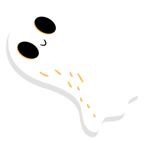 Smiley ghost illustration