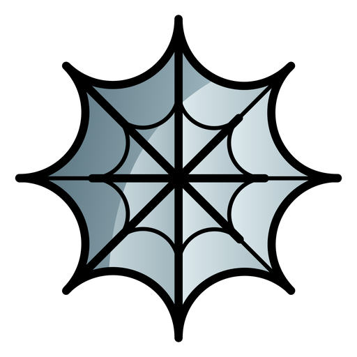 Spinnennetz-Cartoon-Symbol PNG-Design