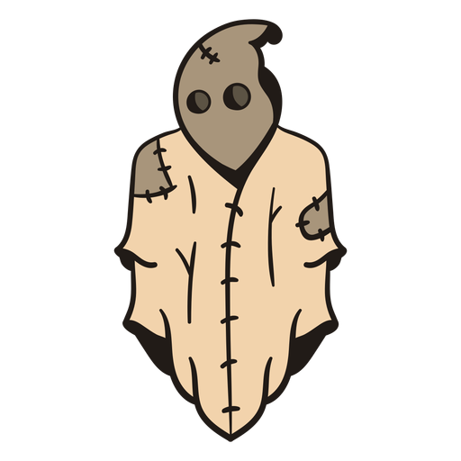 Stitched ghost hand drawn PNG Design