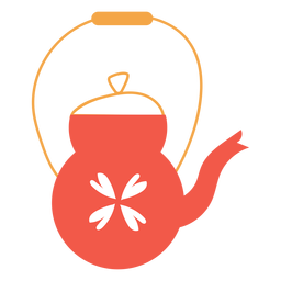 Teekanne Cartoon PNG-Design