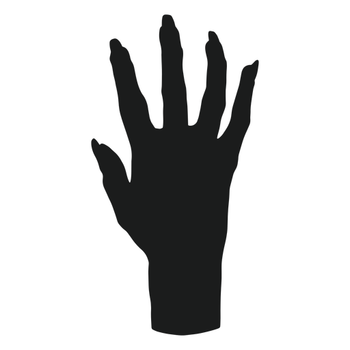 Silueta de la mano del zombi - Descargar PNG/SVG transparente