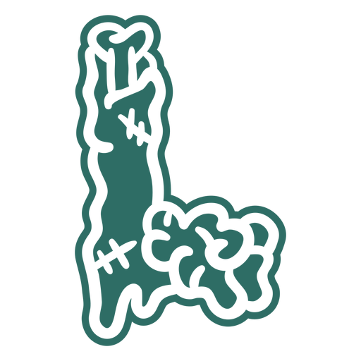 Zombie L - Alphabet Lore | Sticker