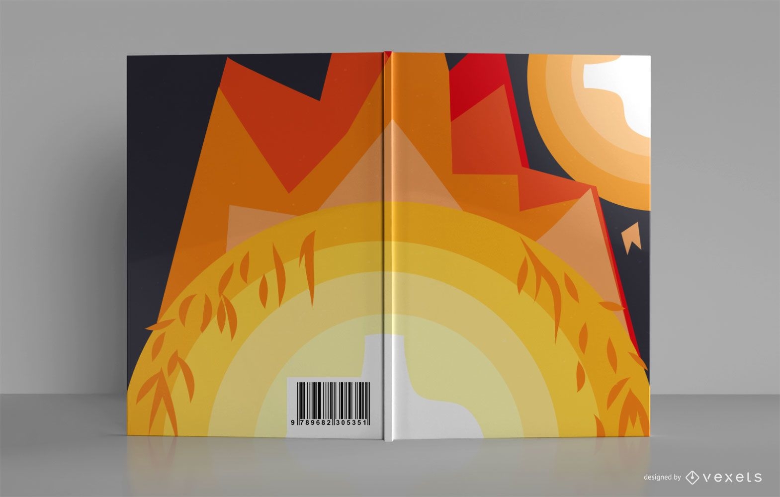 Design da capa do livro ao ar livre Campfire Sketchbook
