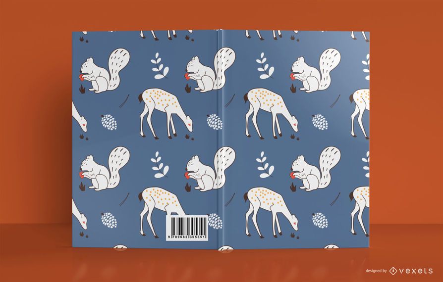 Forest Animals Book Cover Design Forest Animals Book Cover Design