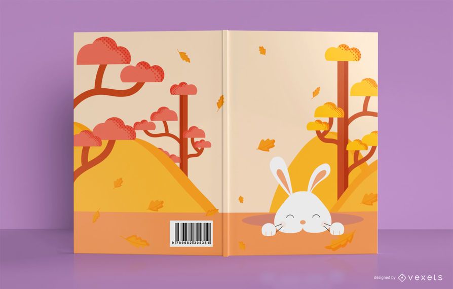 Cute Bunny Book Cover Design Cute Bunny Book Cover Design