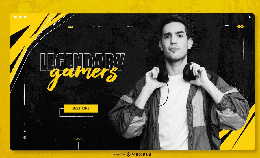 Blog de juegos Diseño deslizante de pantalla completa Blog de juegos Diseño deslizante de pantalla completa