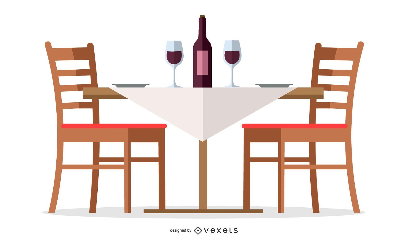 Restaurant Wein Tisch Design