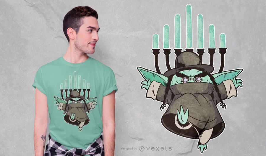 Design do t-shirt do rabino Goblin Design do t-shirt do rabino Goblin