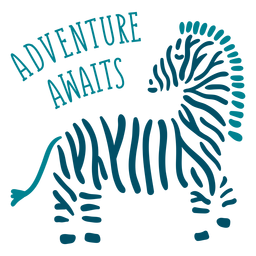 A aventura espera o emblema Desenho PNG