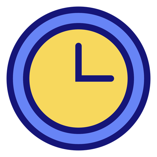 Analoge Uhr Symbol Uhr PNG-Design