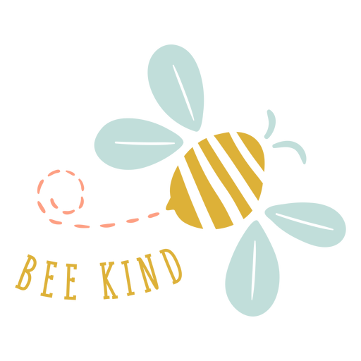 Bee kind badge - Transparent PNG & SVG vector file