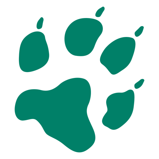 Dog footprint silhouette - Transparent PNG & SVG vector file