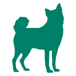Perro de pie silueta perro Perro de pie silueta perro