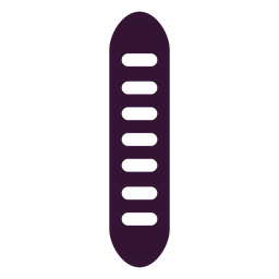 Baguete francesa preta Desenho PNG