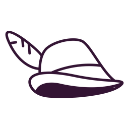 Golpe de sombrero tiránico alemán Diseño PNG