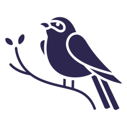 Pássaro azul-anil preto