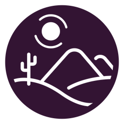 desierto iraní negro Diseño PNG