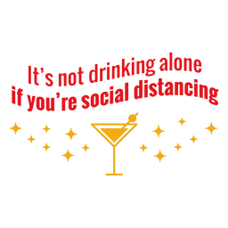 Não é beber sozinho letras Desenho PNG