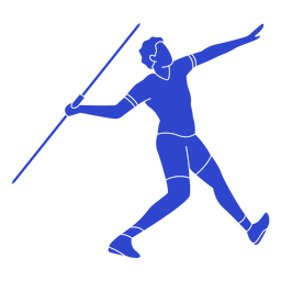 lançamento de dardo azul Desenho PNG