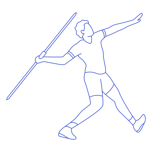 Javelin throw stroke