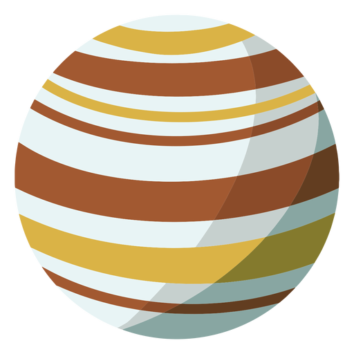 Ilustración del planeta Júpiter Diseño PNG