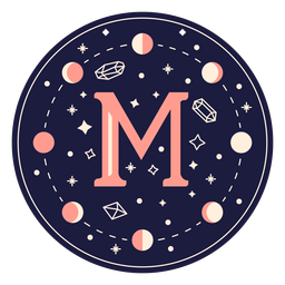 Letter m magic banner Letter m magic banner
