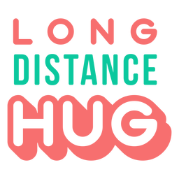 Letras de abrazo de larga distancia