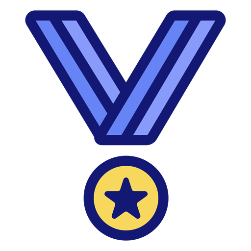 Icono de medalla de honor Diseño PNG
