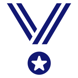 Golden Double Triangle Medal Icon Transparent Png Svg Vector File
