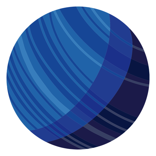 Neptune planet illustration PNG Design