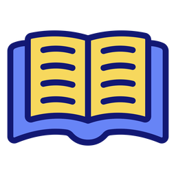 Icono de libro abierto icono de libro Diseño PNG