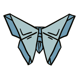 Ilustração de mariposa de origami Desenho PNG