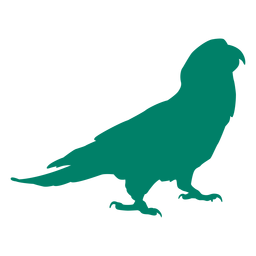 Parrot bird silhouette bird PNG Design