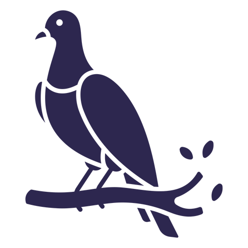 pombo pássaro preto Desenho PNG