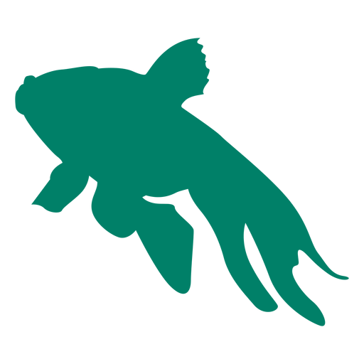 Sea fish silhouette PNG Design