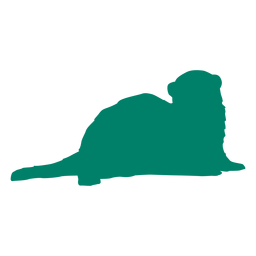 Sitting ferret silhouette Sitting ferret silhouette