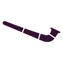 Swiss pipe black PNG Design