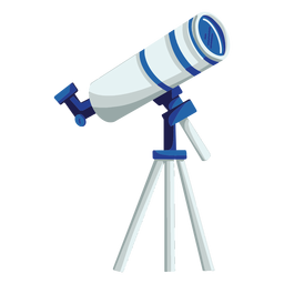 Ilustração do dispositivo do telescópio Desenho PNG